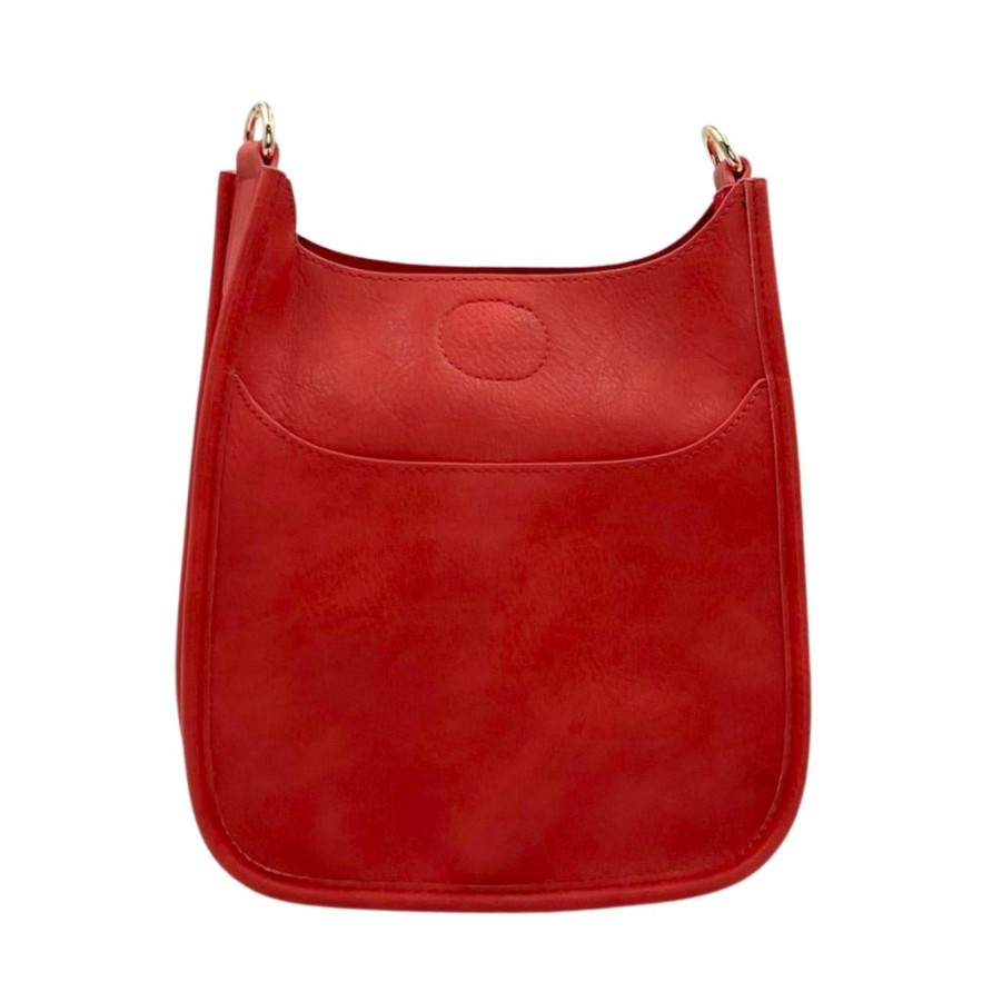 Bags AHDORNED | Red Mini Vegan Messenger | No Strap