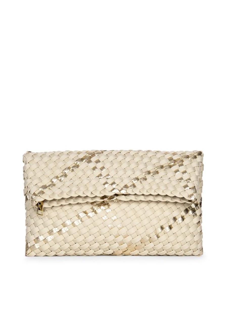 Bags Haute Shore | Val Buff | Woven Crossbody & Fold Over Clutch