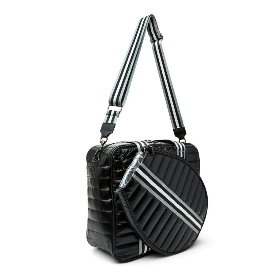 Bags Think Royln | Champion | Pearl Black Puffer Tennis Bag