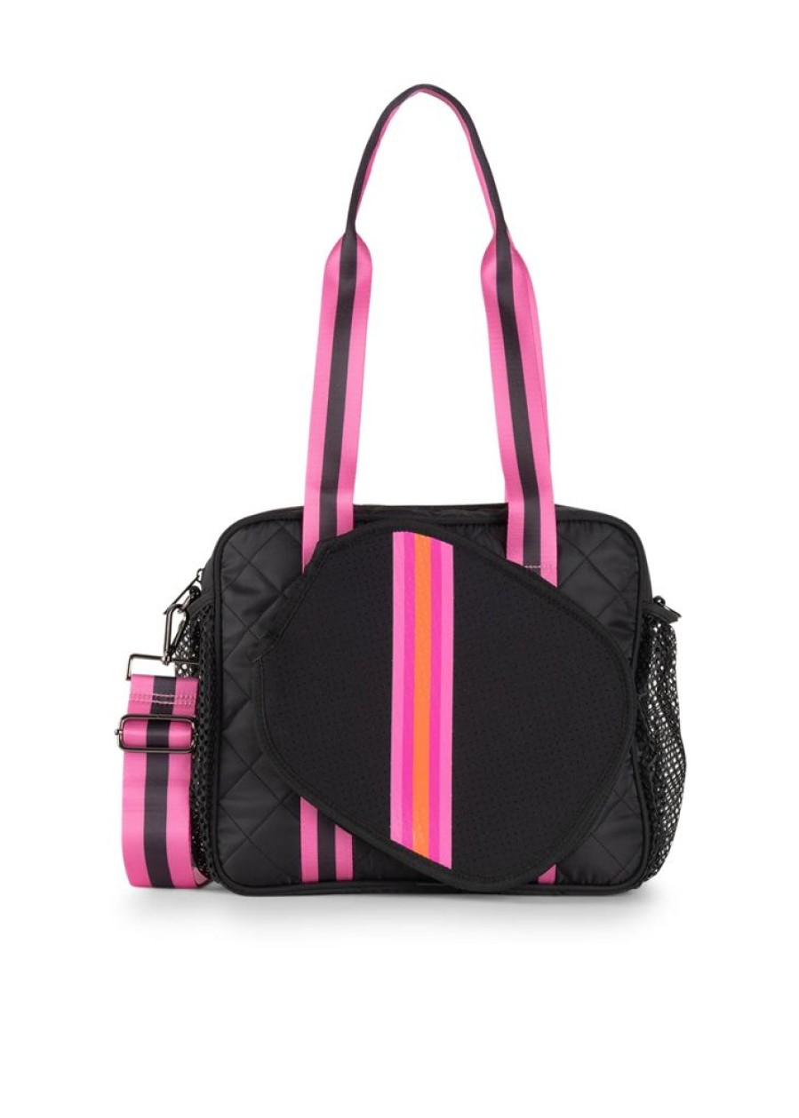 Bags Haute Shore | Dill Rave | Quilted & Neoprene Pickleball Tote