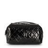 Bags Haute Shore | Tripp Noir Reflective Quilted Cosmetic Train Case