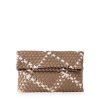 Bags Haute Shore | Val Latte | Woven Crossbody & Foldover Clutch (Final Sale)