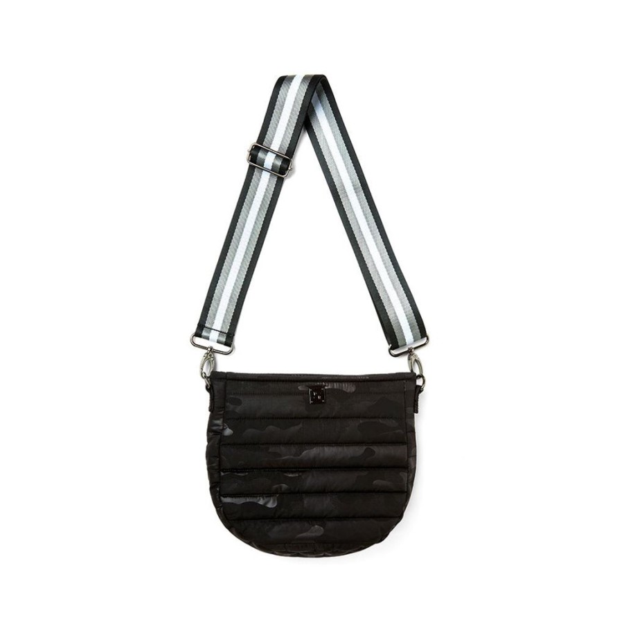 Bags Think Royln | Mercer | Medium Black Camo Crossbody (Final Sale)