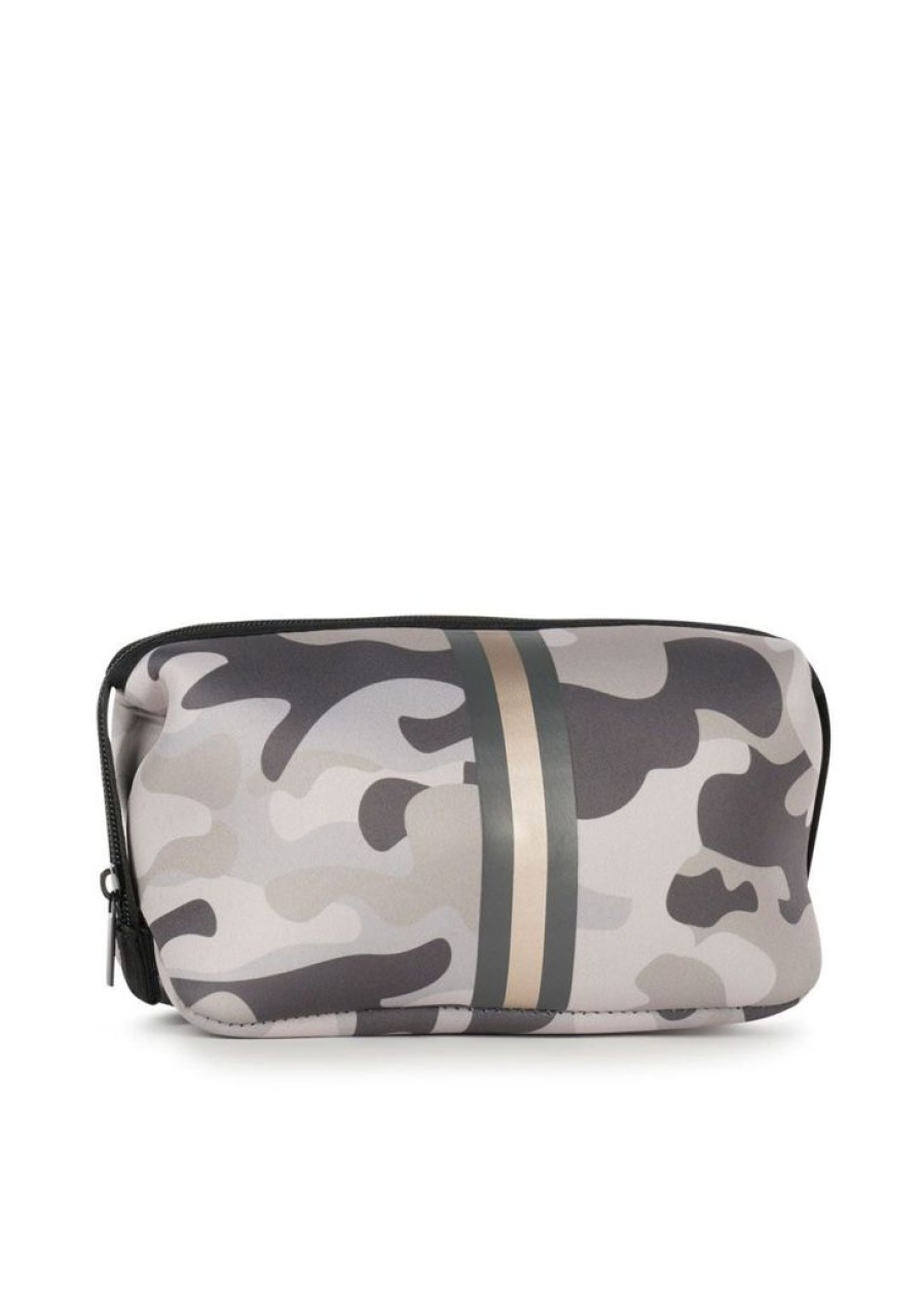 Bags Haute Shore | Erin Safari | Neoprene Camo Cosmetic Case