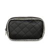 Bags Haute Shore | Charli Carbon | Quilted Puffer Cosmetic Case