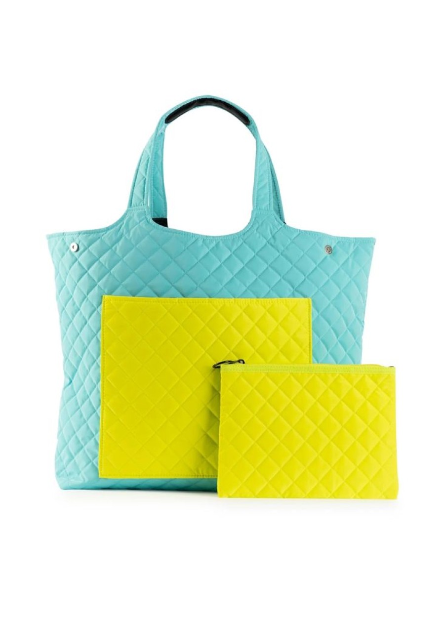 Bags Haute Shore | Icon Turks | Reflective Quilted Puffer Tote