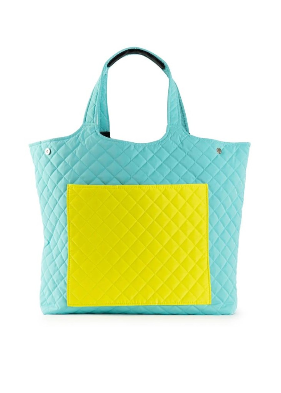 Bags Haute Shore | Icon Turks | Reflective Quilted Puffer Tote