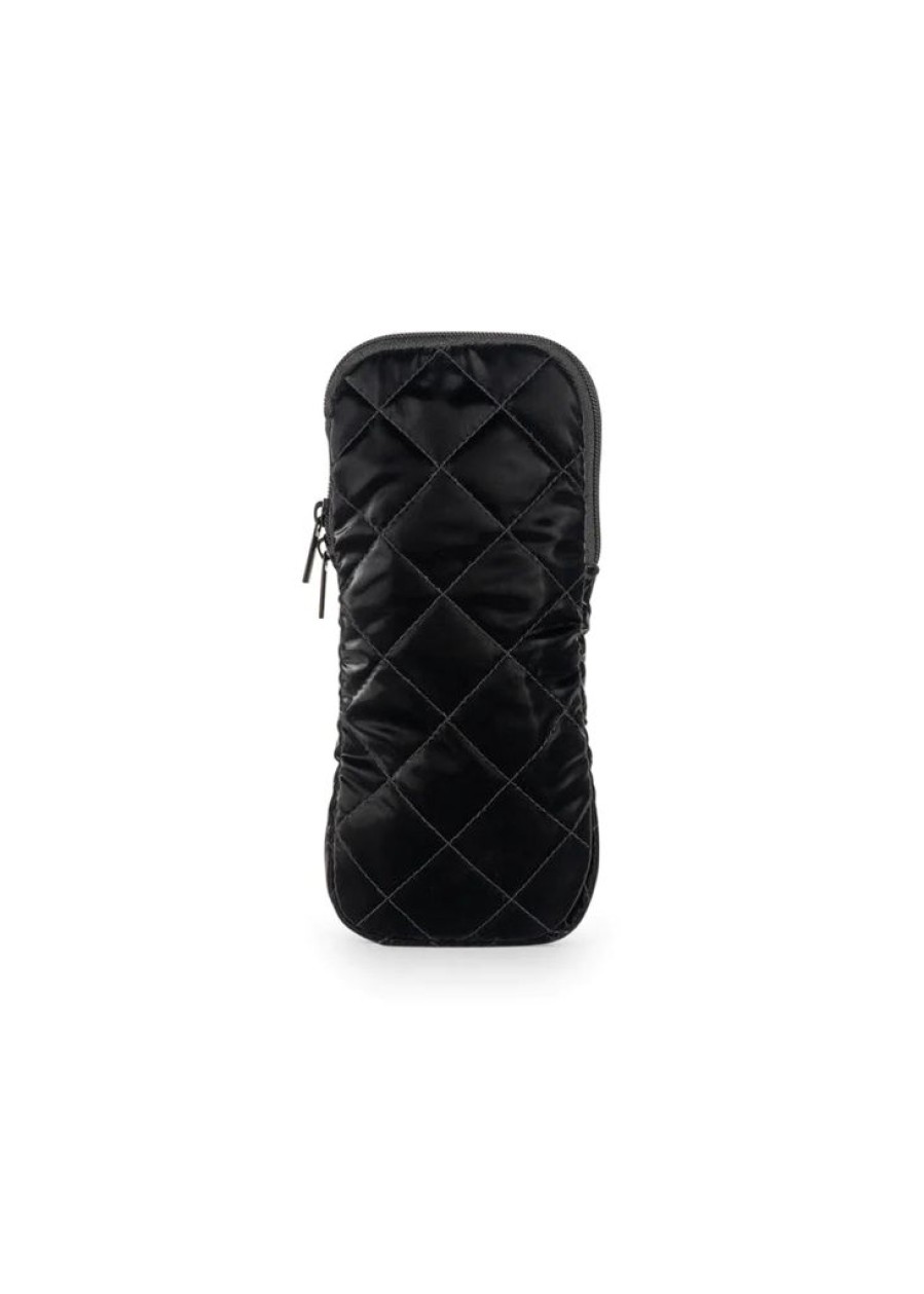 Bags Haute Shore | Ev Night | Quilted Puffer Sunglasses Case