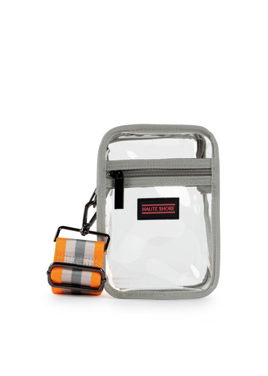 Bags Haute Shore | Casey Clear Hip | Stadium Approved Clear Cellphone Crossbody