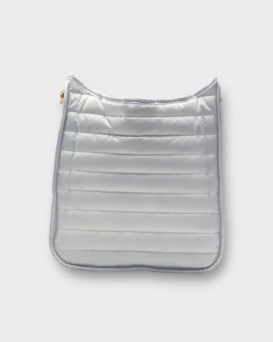 Bags AHDORNED | Everly White | Quilted Sport Crossbody | No Strap