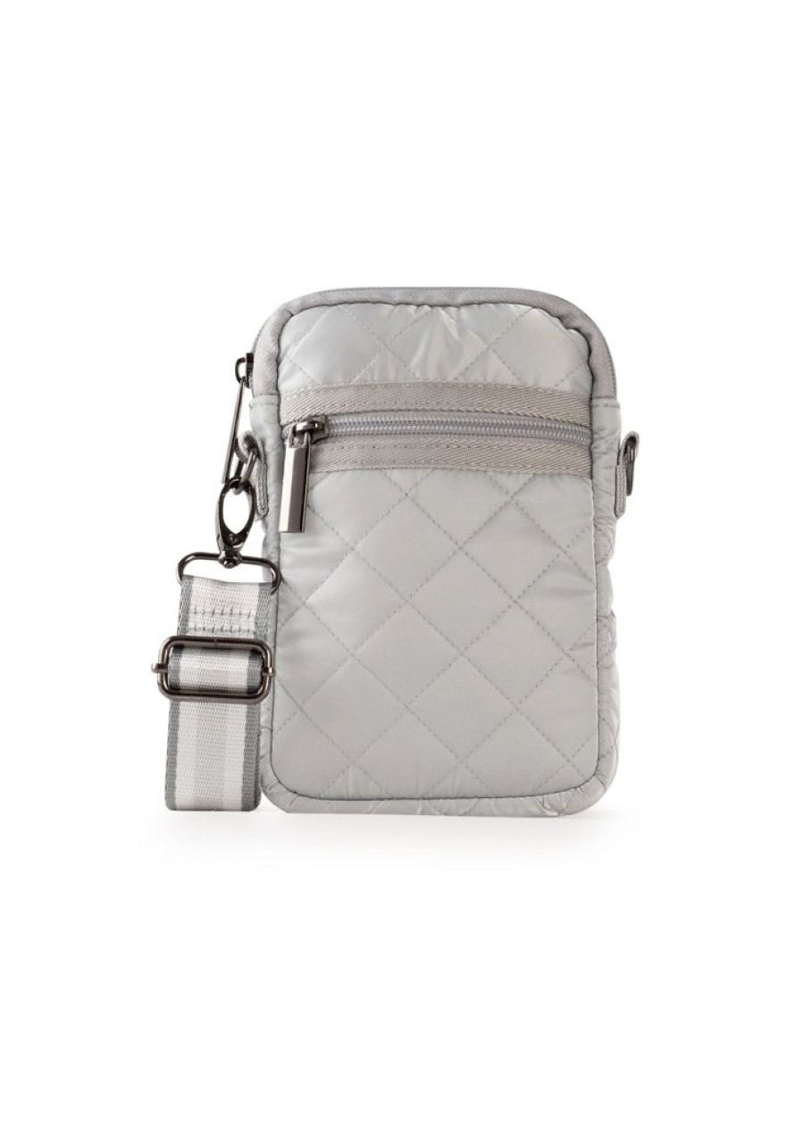 Bags Haute Shore | Casey Aspen | Quilted Puffer Cellphone Crossbody