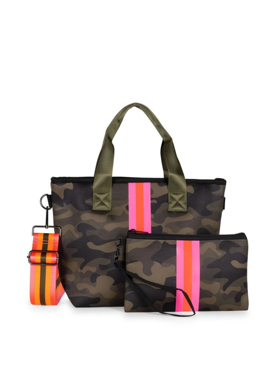 Bags Haute Shore | Ryan Showoff | Neoprene Camo Mini Tote