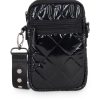 Bags Haute Shore | Casey Noir | Quilted Puffer Cellphone Crossbody