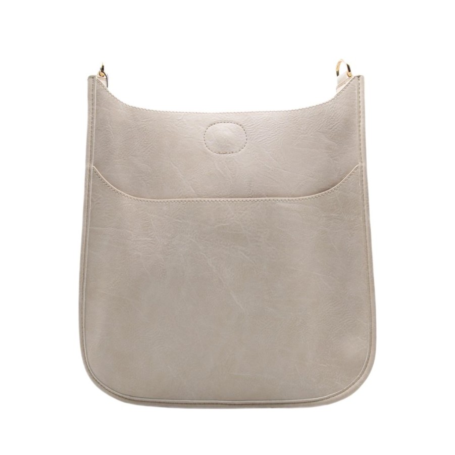 Bags AHDORNED | Cream Vegan Messenger | No Strap