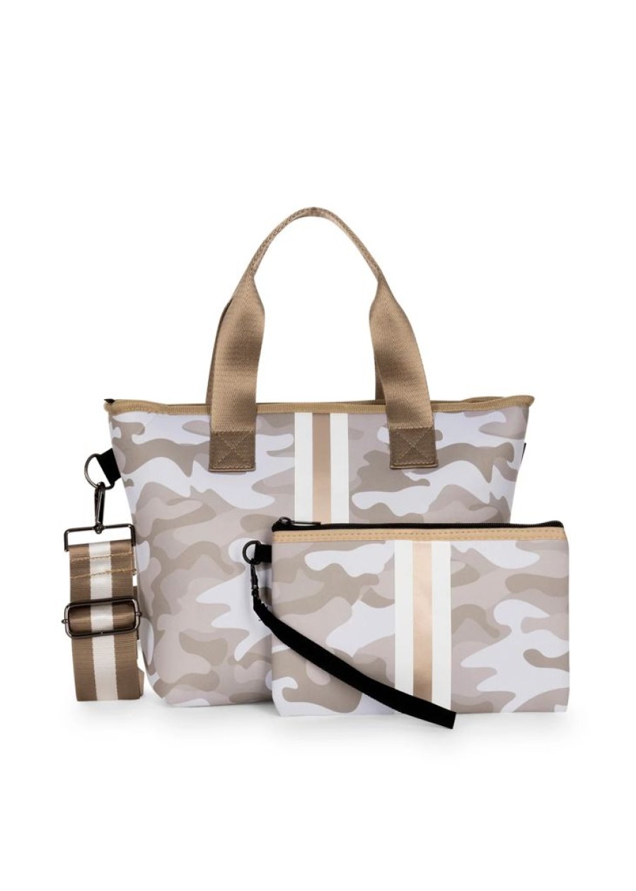 Bags Haute Shore | Ryan Sahara | Camo Neoprene Mini Tote