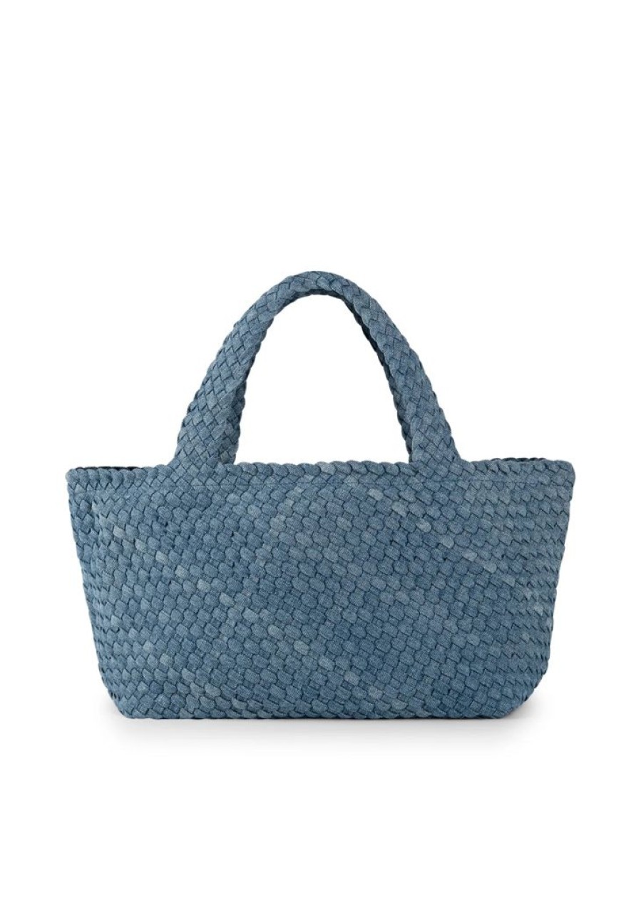 Bags Haute Shore | Bobbi Montreal | Large Woven Denim Tote (Final Sale)