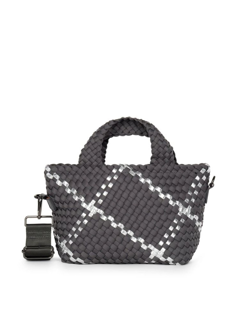 Bags Haute Shore | Mark Shadow | Woven Mini Tote W/Strap (Final Sale)