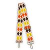 Bags AHDORNED | White-Orange | Argyle Crossbody Strap