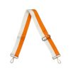 Bags AHDORNED | Orange-White | Two Stripe Crossbody Strap