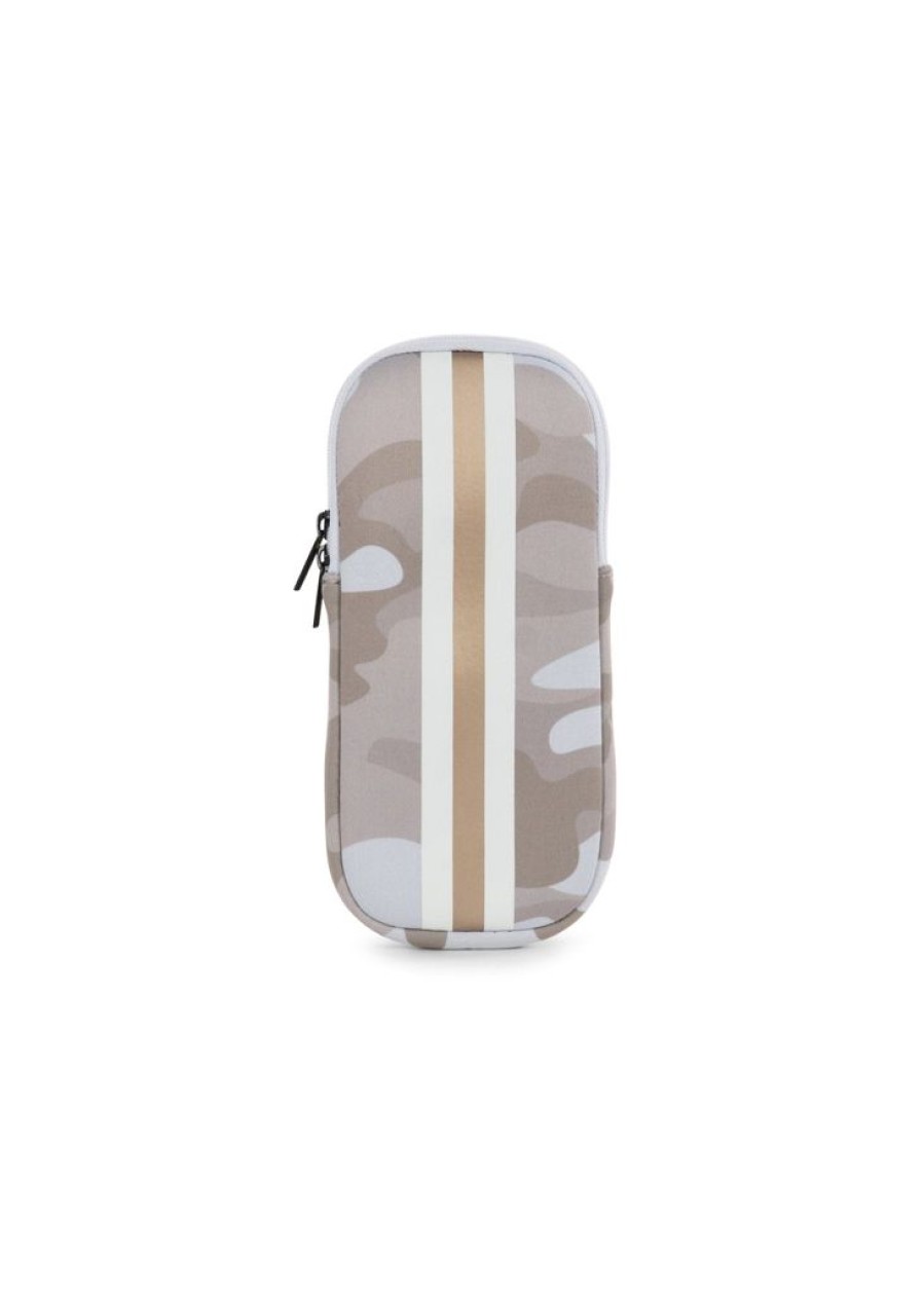 Bags Haute Shore | Ev Sahara | Beige Camo Neorpene Sunglasses Case