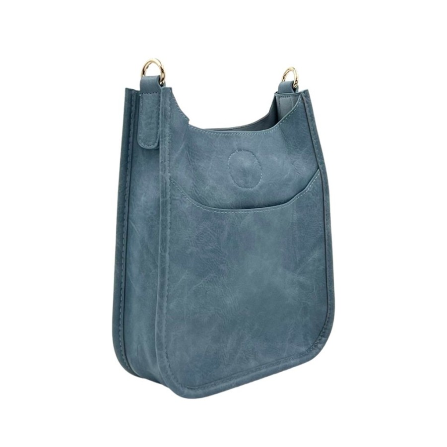 Bags AHDORNED | Denim Mini Vegan Messenger | No Strap