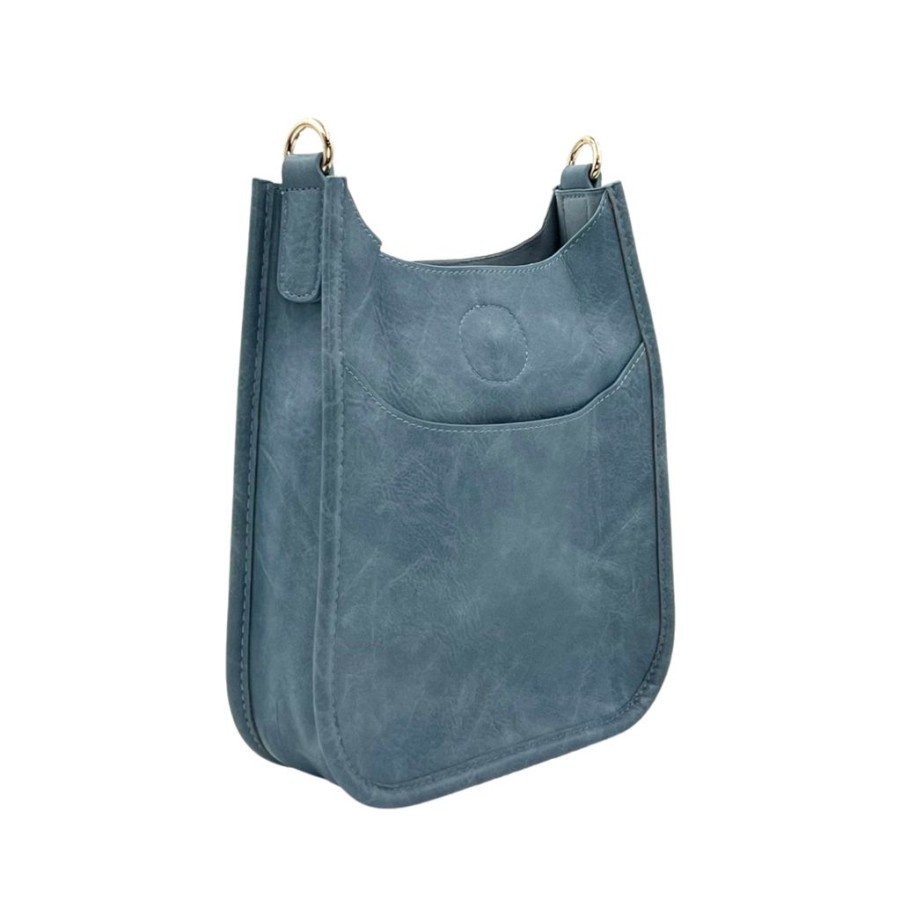 Bags AHDORNED | Denim Mini Vegan Messenger | No Strap