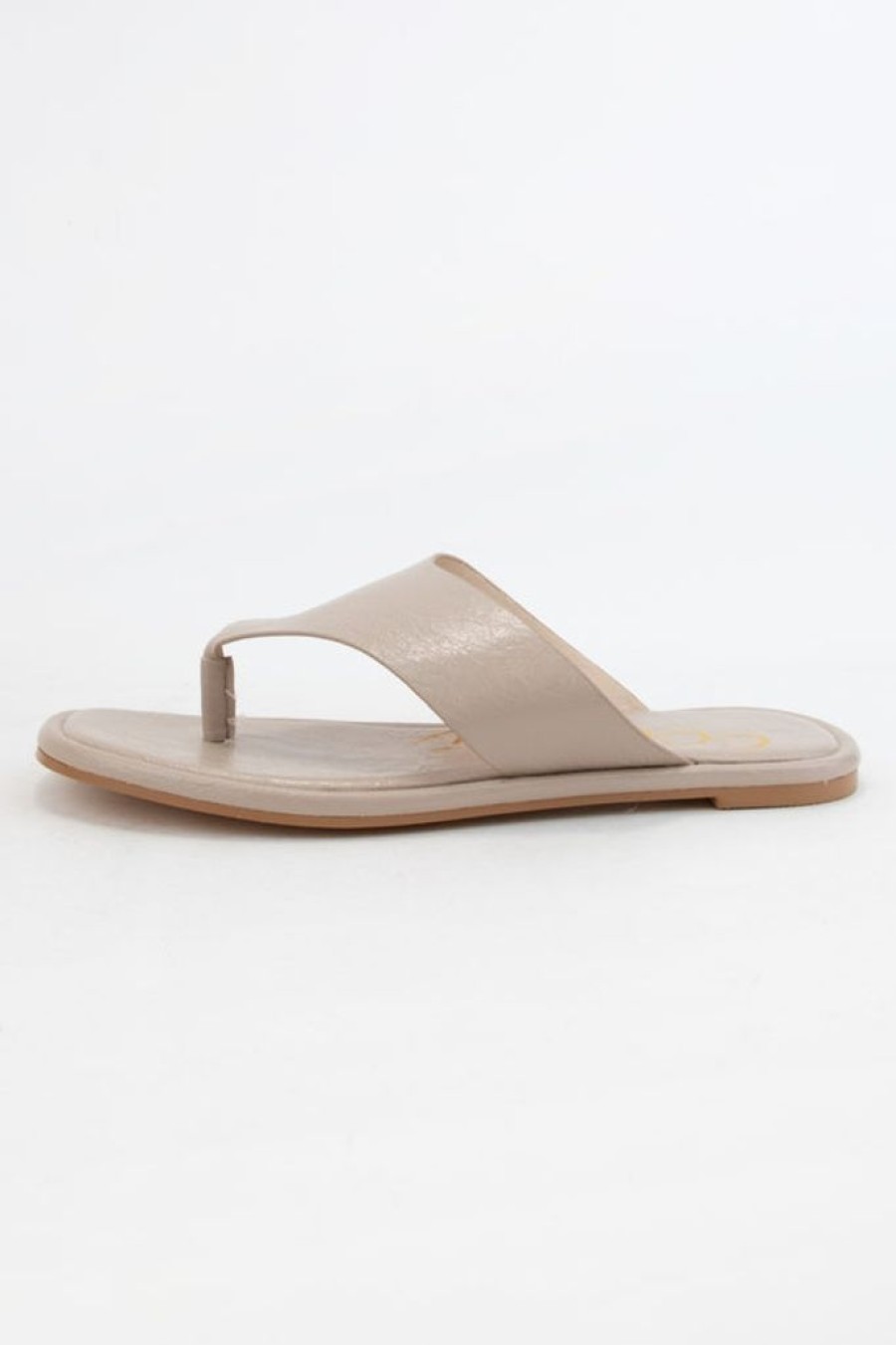 Shoes CCOCCI | Light Taupe Wide Strap Sandal