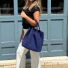 Bags AHDORNED | Lilly Navy | Woven Neoprene Tote