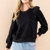 Tops TCEC | Puff Sleeve Sweatshirt