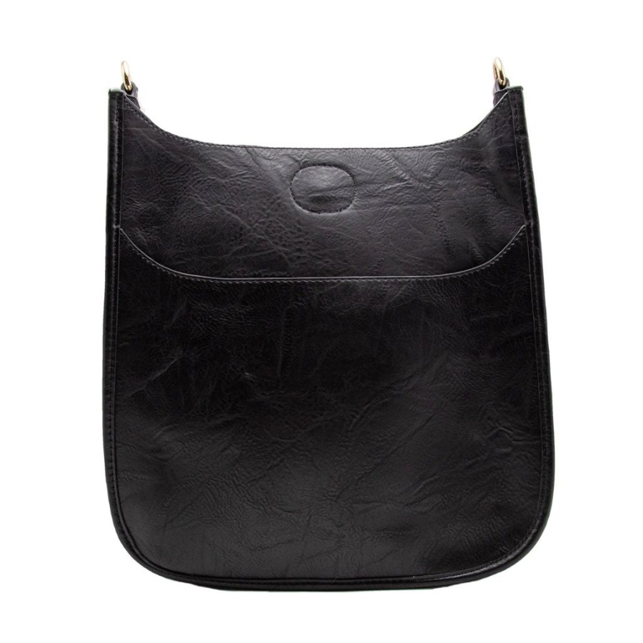 Bags AHDORNED | Black-Gold Vegan Messenger | No Strap