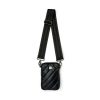 Bags Think Royln | Cell Diagonal 2.0 | Pearl Black Quilted Puffer Cellphone Crossbody (Final Sale)