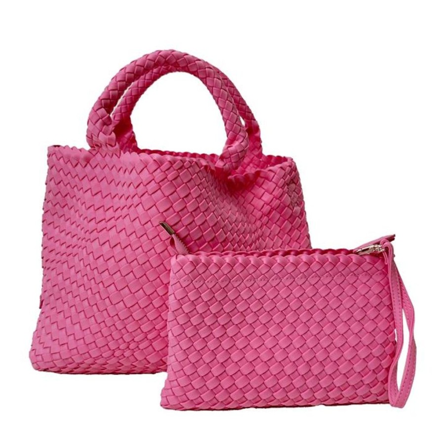 Bags AHDORNED | Lilly Lt. Pink | Woven Neoprene Tote