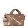 Bags Haute Shore | Mark Latte | Mini Woven Tote (Final Sale)