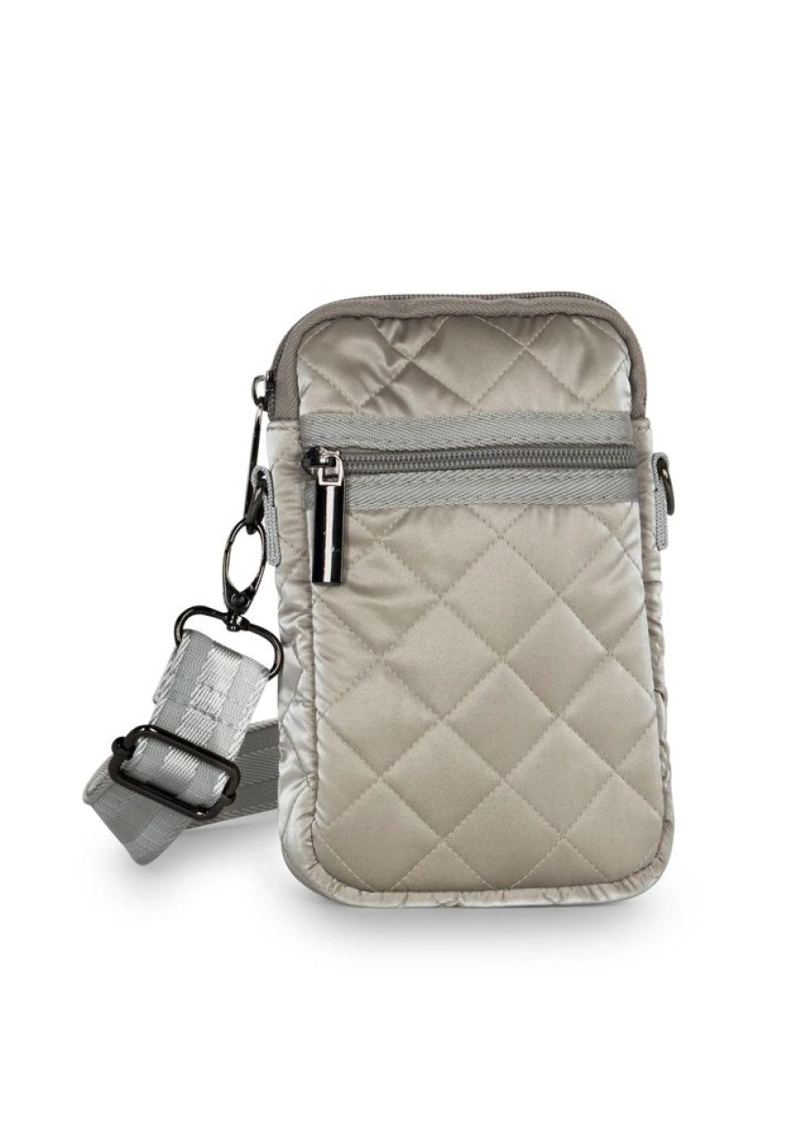 Bags Haute Shore | Casey Beam | Quilted Puffer Cellphone Crossbody