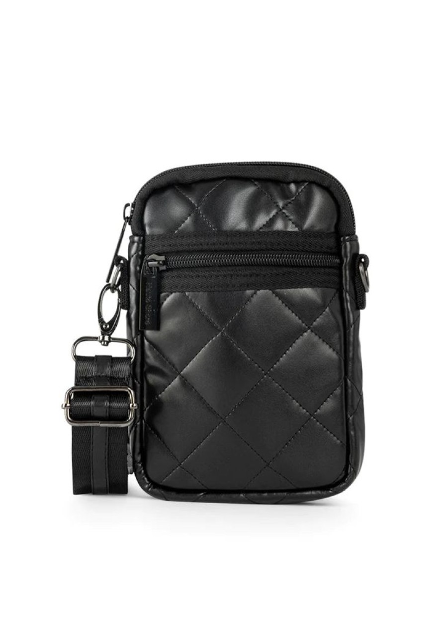 Bags Haute Shore | Casey Solo | Quilted Vegan Leather Cellphone Crossbody