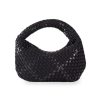 Bags Haute Shore | Carrie Noir | Mini Woven Hobo Handbag (Final Sale)