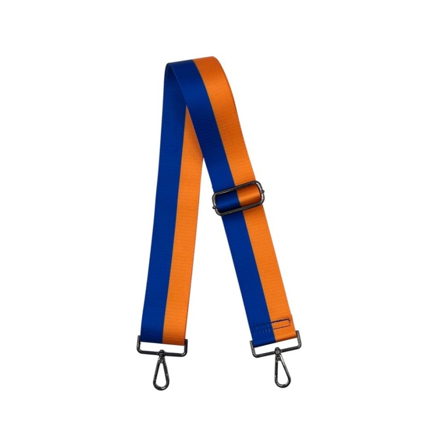 Bags AHDORNED | Orange-Blue | Two Stripe Crossbody Strap