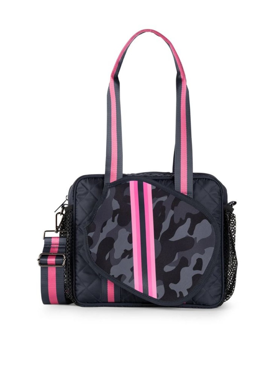 Bags Haute Shore | Dill Epic | Quilted & Camo Neoprene Pickleball Tote